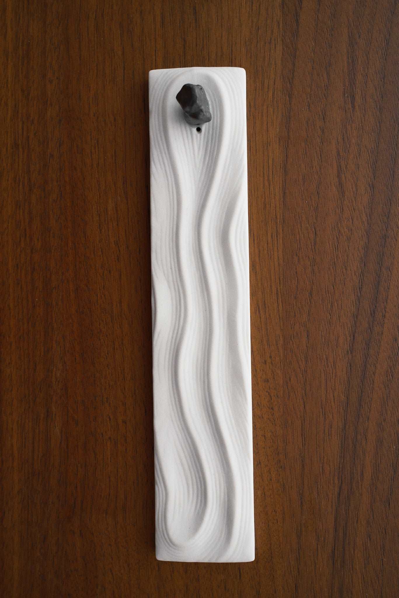 Concrete Japanese Zen Garden Inspired Incense Holder Long Plates - Image 3