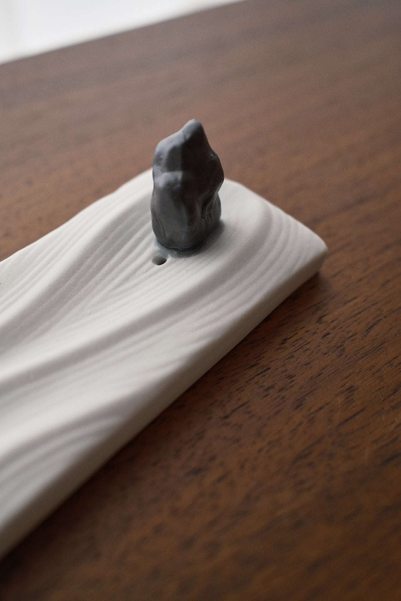 Concrete Japanese Zen Garden Inspired Incense Holder Long Plates - Image 4