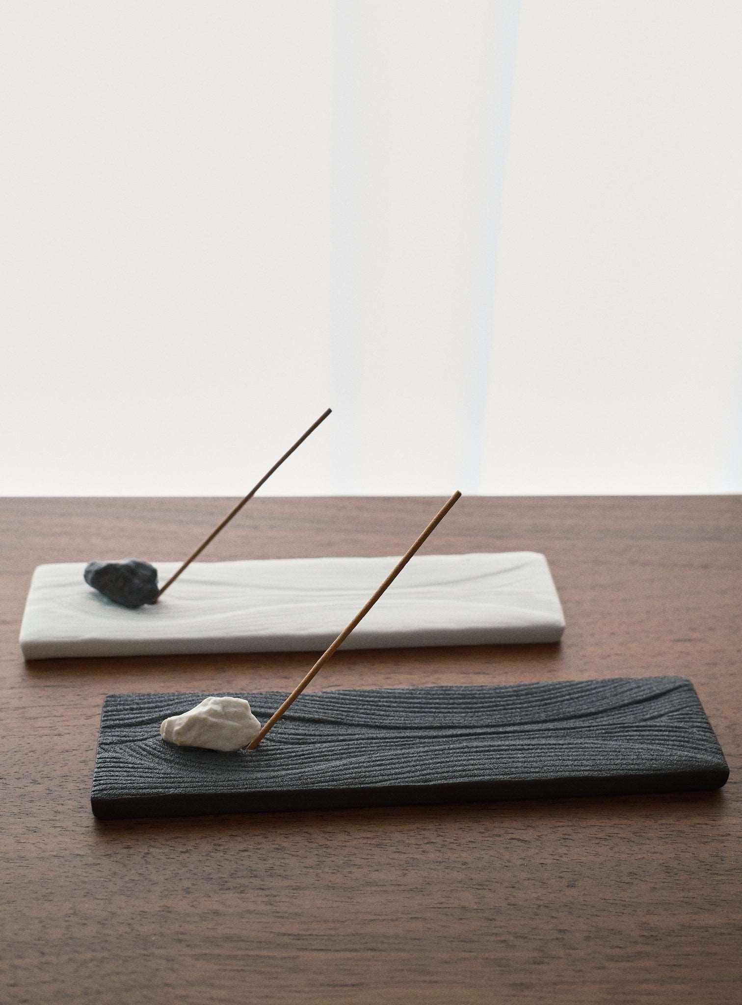 Concrete Japanese Zen Garden Inspired Incense Holder Long Plates - Image 8