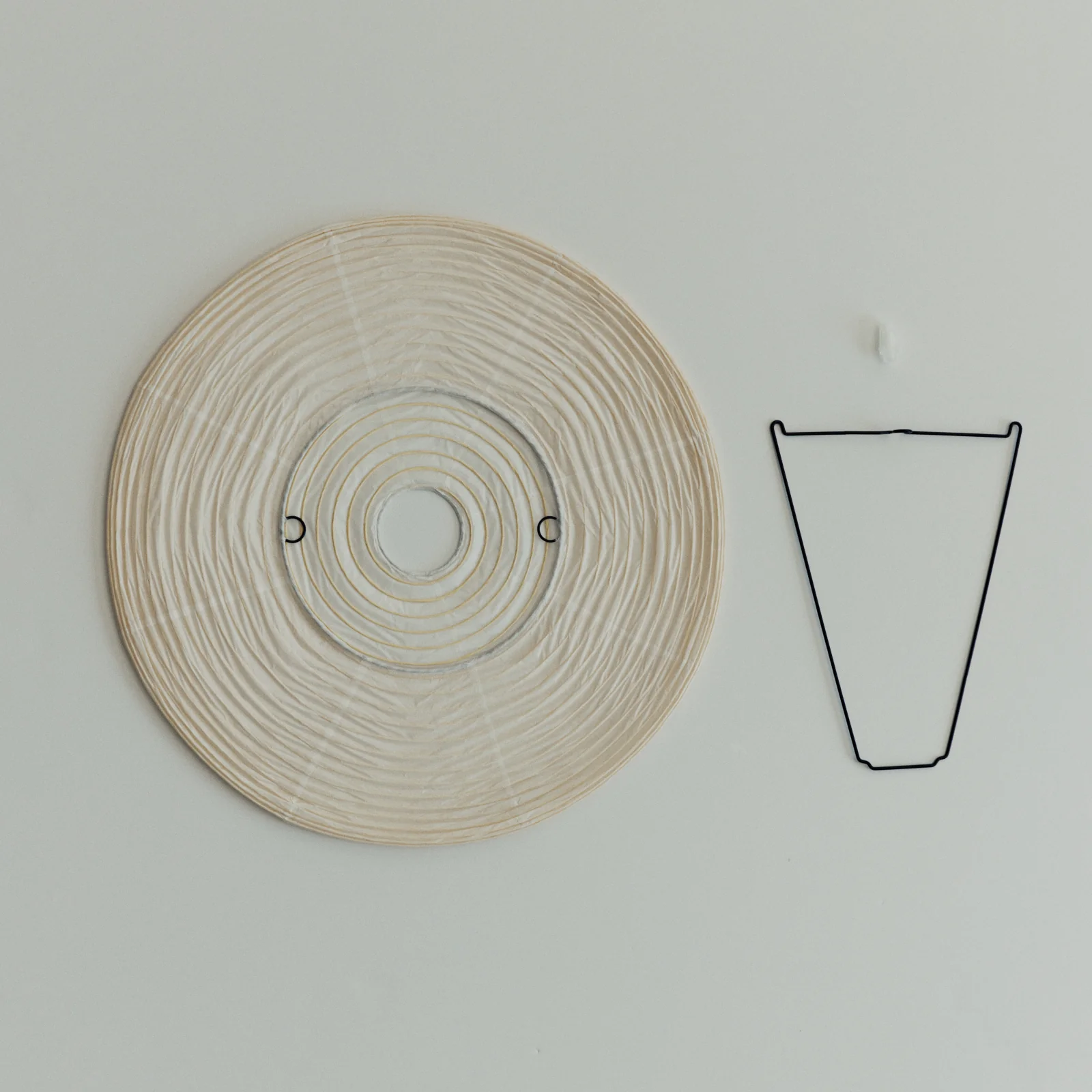 Japanese Style Saucer-Shaped Paper Lamp Shade 45cm - Image 5