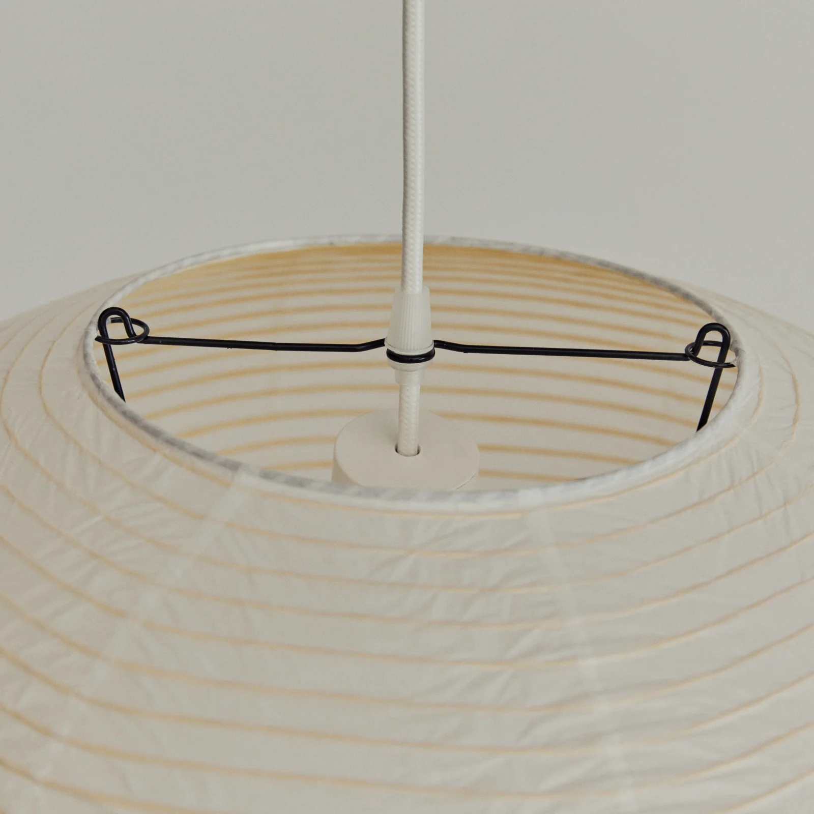 Japanese Style Saucer-Shaped Paper Lamp Shade 45cm - Image 6