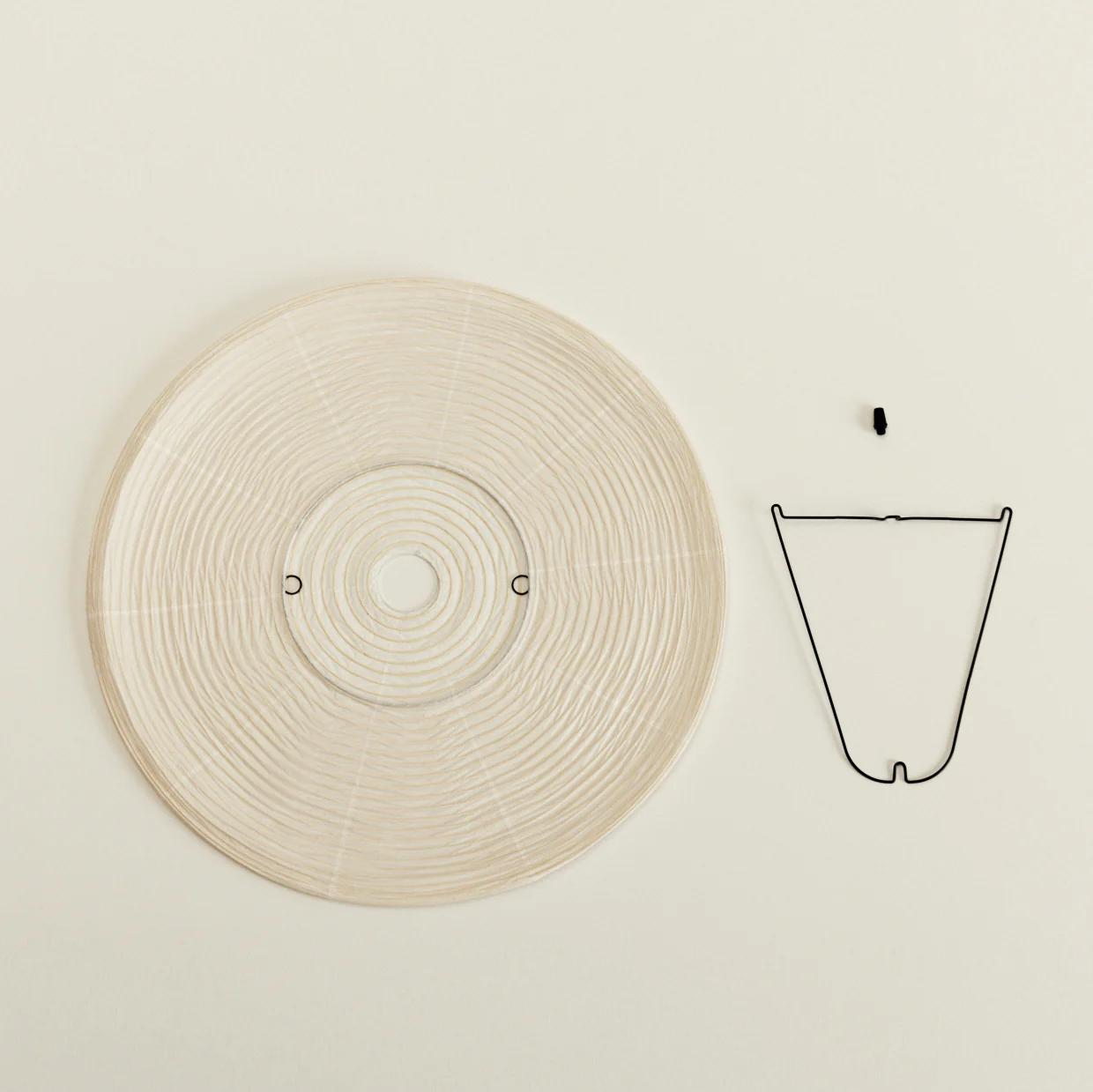 Japanese Style Saucer-Shaped Paper Lamp Shade 65cm / 25.5in - Image 5