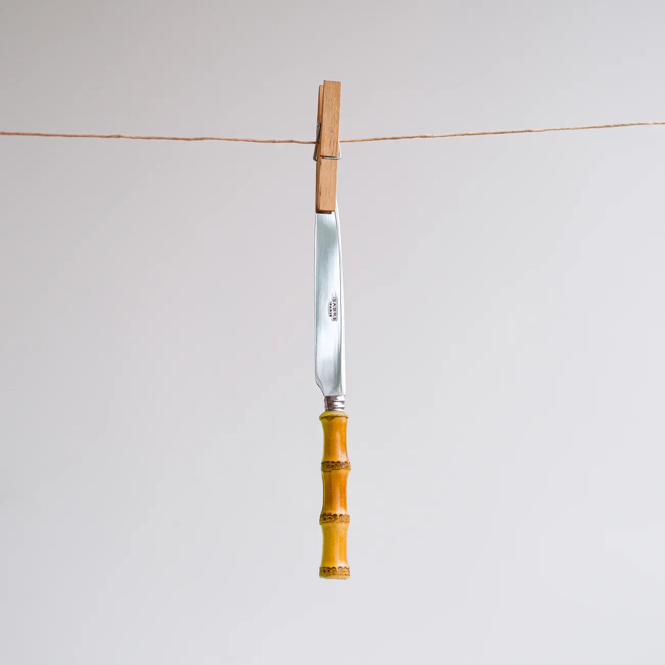 Sabre Paris Panda, 5 Pieces Cutlery Set Bamboo Light - Image 3